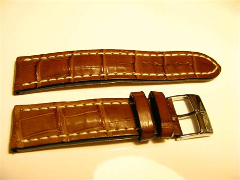 breitling crocodile strap|breitling titanium watch band.